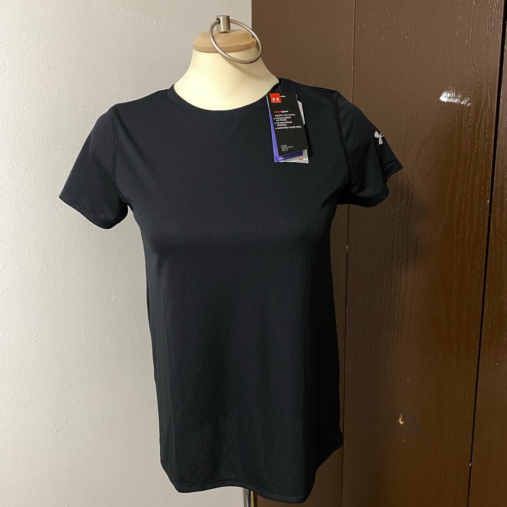 Under Armour Black Fitted Short Sleeve T-Shirt